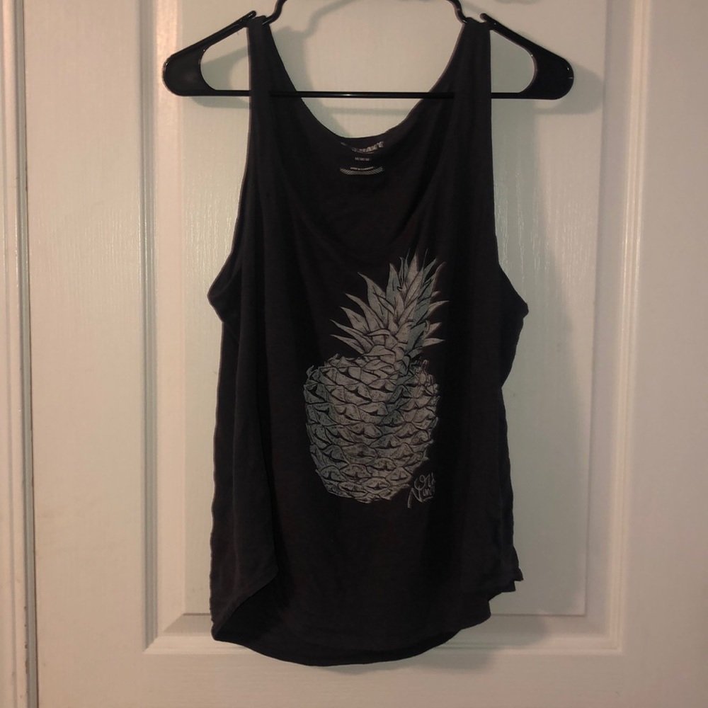 Old Navy Distressed Pineapple Tank Top